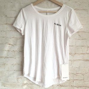 NWT Lululemon Aloha Hawaii Love Crew Shirt size 2